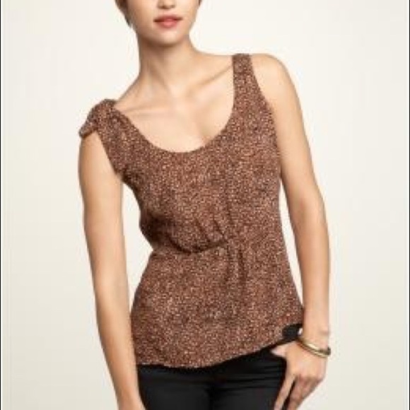Gap Brown Tank Blouse Small ☀️ SUPER SOFT 😍 - Picture 1 of 5